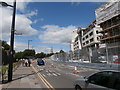 NATO conference security fencing, Kingsway,Cardiff