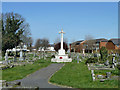 War memorial, Mitcham churchyard