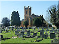 Mitcham church and churchyard