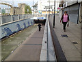 Footway and pedestrian underpass by Bargate Street, central Southampton