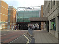 Portland Terrace passing under WestQuay shopping centre, central Southampton