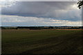 View south from the turn-off to Woeful Lake Farm