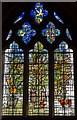 TF4582 : East Window, St Oswald's church, Strubby by J.Hannan-Briggs
