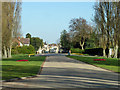 Main drive, Morden Cemetery