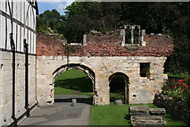 SE5952 : York:  St. Mary's Abbey: part of the Hospitium by Dr Neil Clifton