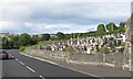 The northern section of the Killough Road Catholic Cemetery, Downpatrick