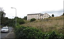 J4844 : The Derelict Old Downe Hospital viewed from the Killough Road by Eric Jones