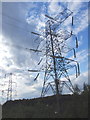 Pylons by Northfleet West Substation