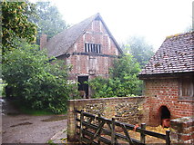 TL8647 : Pigsty and outbuilding, Kentwell Hall by Chris Holifield