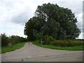 Entrance to College Farm, at a 122 metre spot height