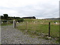 Modern steel farm shed above Milltown Road