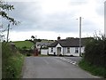 House and phone box at the junction of Ballee Road and Ballyhosset Road