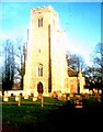 Tower and graveyard of Rendlesham Church