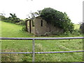 A derelict RAF hut alongside Crew Road