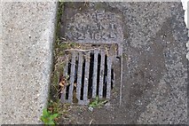 NT2540 : Old iron street drain, Biggiesknowe by Jim Barton