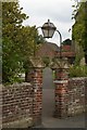 TQ4721 : Churchyard entrance and lamp, Uckfield by Jim Osley