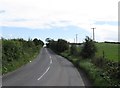 Power lines running alongside the Ballyhornan Road