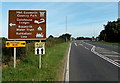 SK4203 : Visitor attractions sign north of Cadeby by Jaggery
