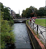 SU1430 : Avon between two bridges, Salisbury by Jaggery