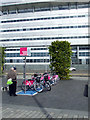 NS5864 : Nextbike Glasgow cycle hire point: Broomielaw by Thomas Nugent