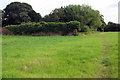 Footpath passes by Grange Farm