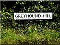 Greyhound Hill sign