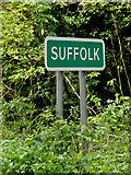 TM0433 : Suffolk County sign on Lower Street by Geographer