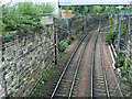 Railway line at St Vincent Crescent