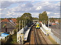 Train arriving at Ashtead Station