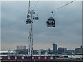 TQ4080 : Emirates Cable Car across the Thames, London E1 by Christine Matthews