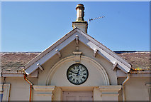 NH6644 : Porter's Lodge commemorative clock by Richard Dorrell