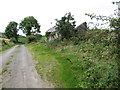 Ruined farm buildings on the Ballysallagh Road