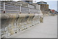 Curved seawall