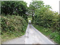 Ascending unnamed lane linking Cranny Road and Cashel Road