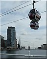 TQ4080 : Emirates Cable Car - Two gondolas cross by Rob Farrow