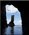NR2947 : Soldier's Rock from inside the cave, Islay by Becky Williamson