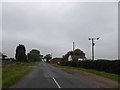 B1205 near Holme Cottage