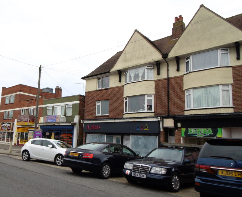 Shops on Roman Bank, Skegness © Ian S :: Geograph Britain and Ireland