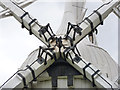 SK7782 : The spider, North Leverton windmill by Alan Murray-Rust