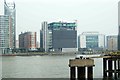 View of the Thomson-Reuters building from Greenwich Peninsula