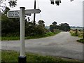 Signpost on The Swinton Estate