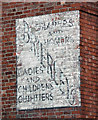 Ghost sign, Albert Street, Newark-on-Trent