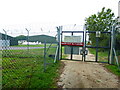 Gateway at crash exit from Odiham Airfield