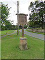 TL9174 : Honington village sign by Adrian S Pye