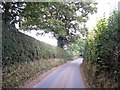 SK1434 : Narrow Lane near Hill Somersal by Jonathan Clitheroe