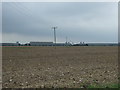 Farmland towards poultry farm