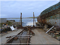 NR1651 : Slipway at Port Wemyss by Oliver Dixon