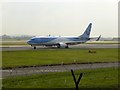 SJ8184 : Boeing 737 at Manchester Airport by David Dixon