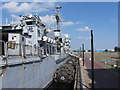 NATO warships in Cardiff Bay