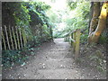 Steps from Parkland Walk to Lancaster Road